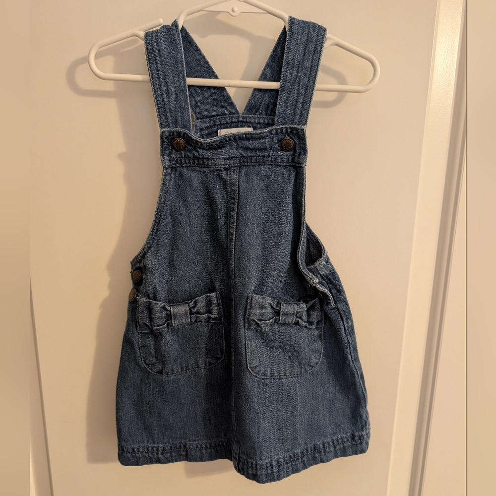 $ 💥3/$24 Tahari Denim Dress With Bow Detail Pockets